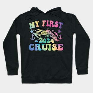 My First Cruise 2024 Vacation Matching Family Cruise Funny Hoodie